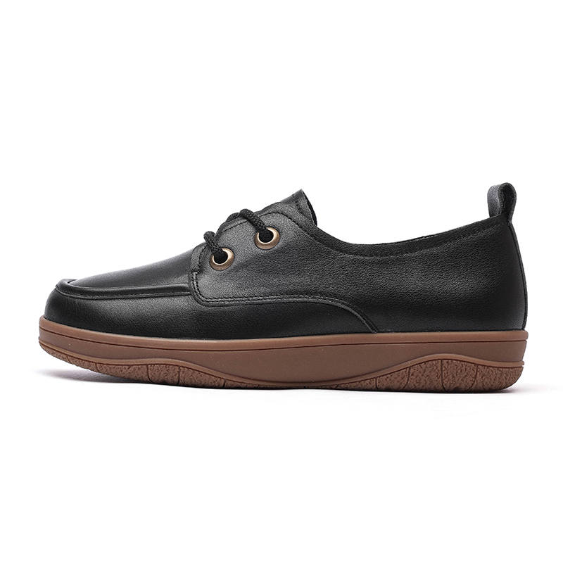 XINNUO Cow Leather Casual Shoes Women's