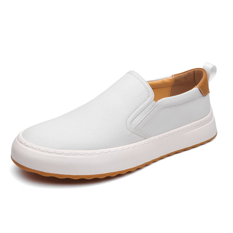 POPULAR ROUSE PR POPULAR ROUSE PR Microfiber Leather Casual Shoes Men's White