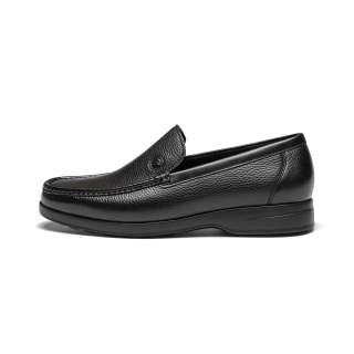 J.BENATO Cow Leather Casual Shoes Men's Black