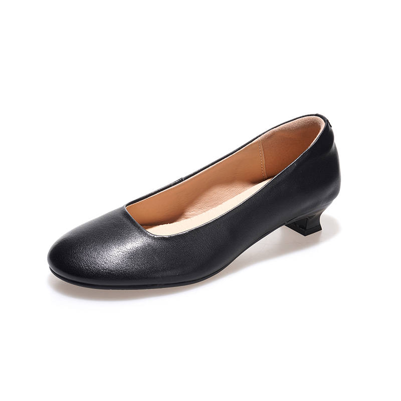 Devanro Devanro Top Grain Cow Leather Casual Shoes 2.5cm Women's