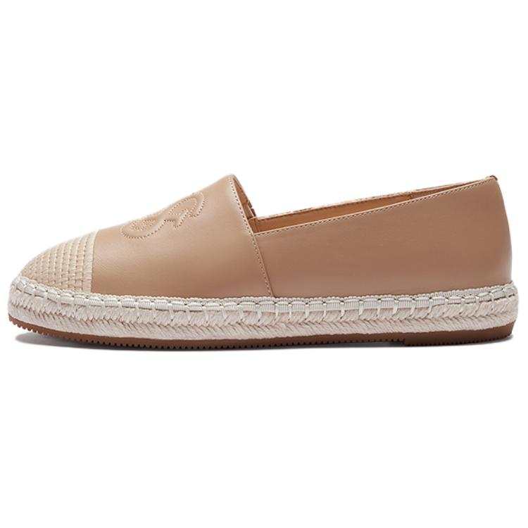 LE SAUNDA Espadrilles Women's Almond White/Sun Tanned Brown