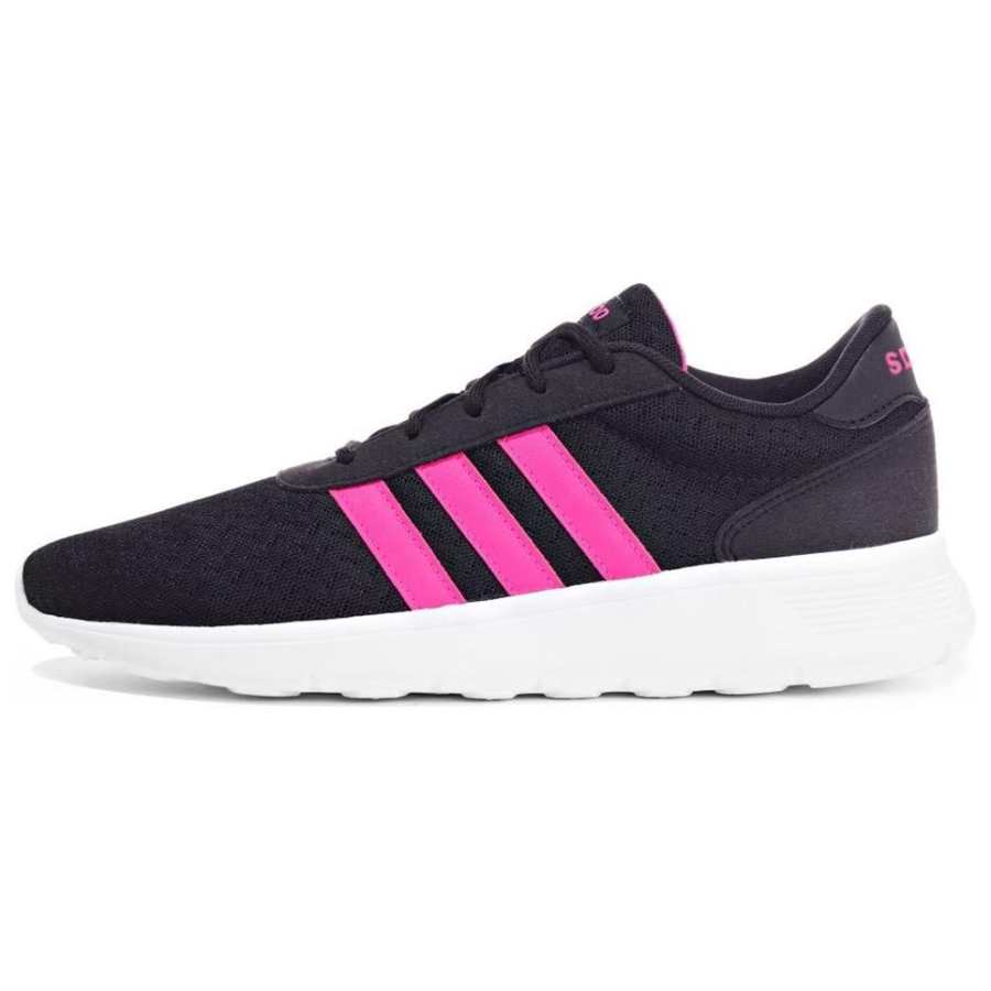Adidas Adidas Lite Racer Slip Resistant Abrasion Resistant Low top Casual Shoes Women's Black