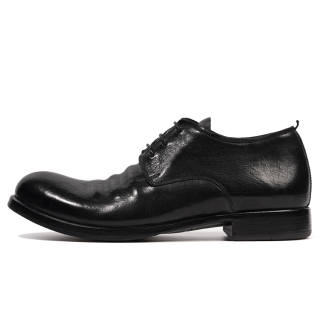 Dreambox x Vibram Horse Leather Casual Shoes Men's Black