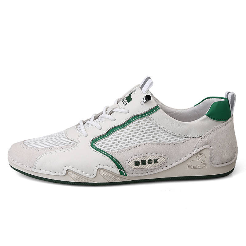 BECK Casual Shoes Men's Low Top Black, White