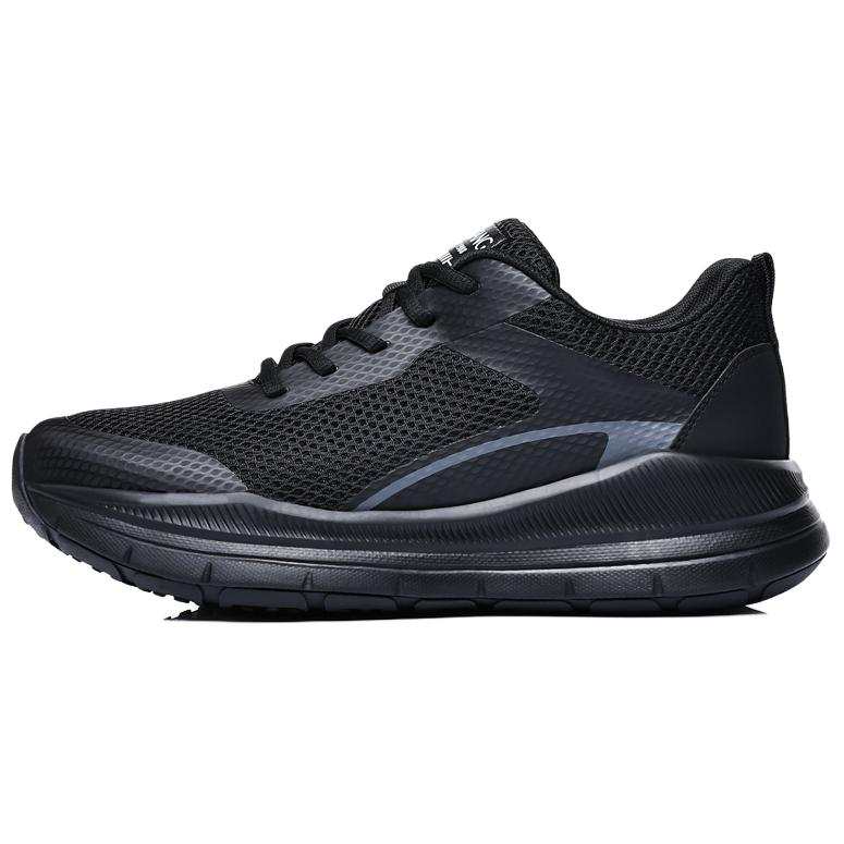 AOKANG Trendy Collection Fabric Breathable Low top Running Shoes Men's Black
