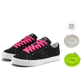 TALKING TOM Skateboard Shoes Unisex Low Top Black/White/Gray