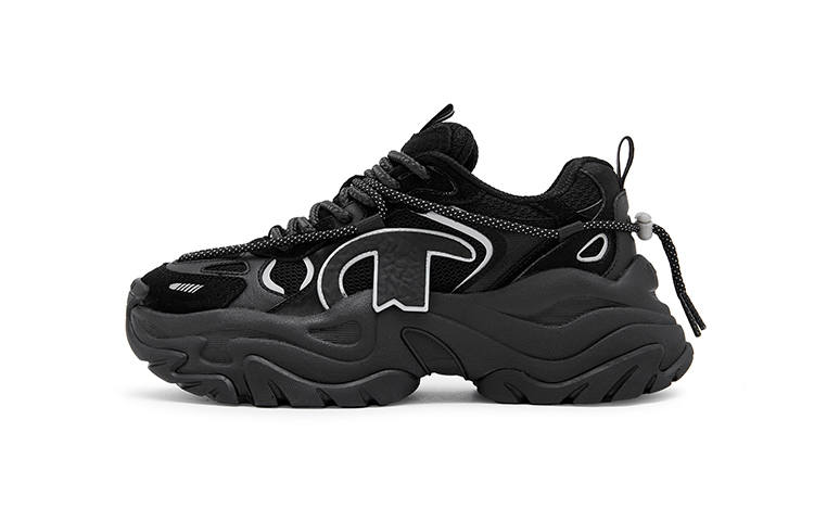 Champion Thousand Layers Y2K Shoes Low top Chunky Sneakers Men's Black