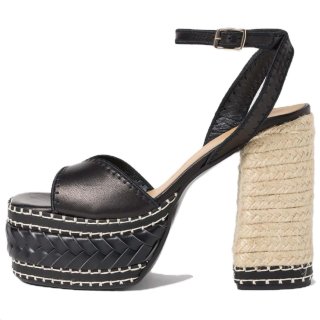 Castañer One Strap Sandals 7cm Women's Black