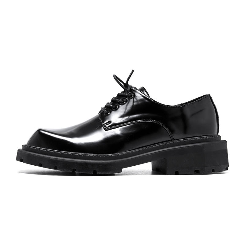 KAQIAODI Microfiber Leather Casual Shoes Men's Black