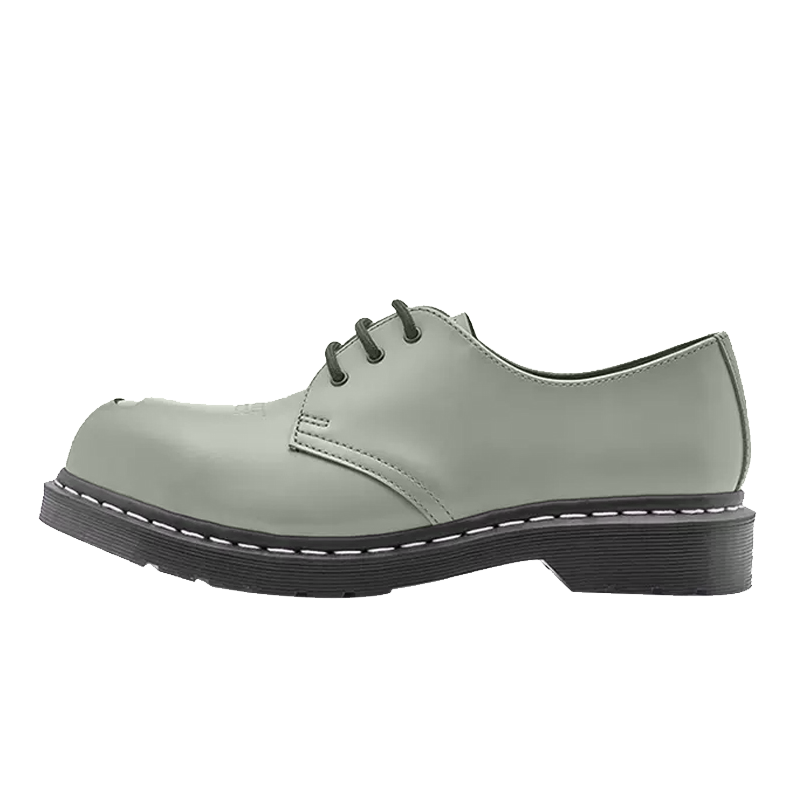 Dr.Martens Aape x Dr.Martens PU Leather Men's Casual Leather Shoes Men's Gray