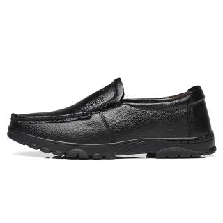 FANKE8°DU Cow Split Leather Casual Shoes Men's Black