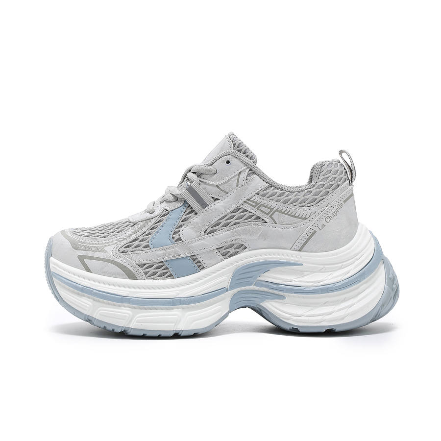 La Chapelle Low Top Chunky Sneakers Women's Blue