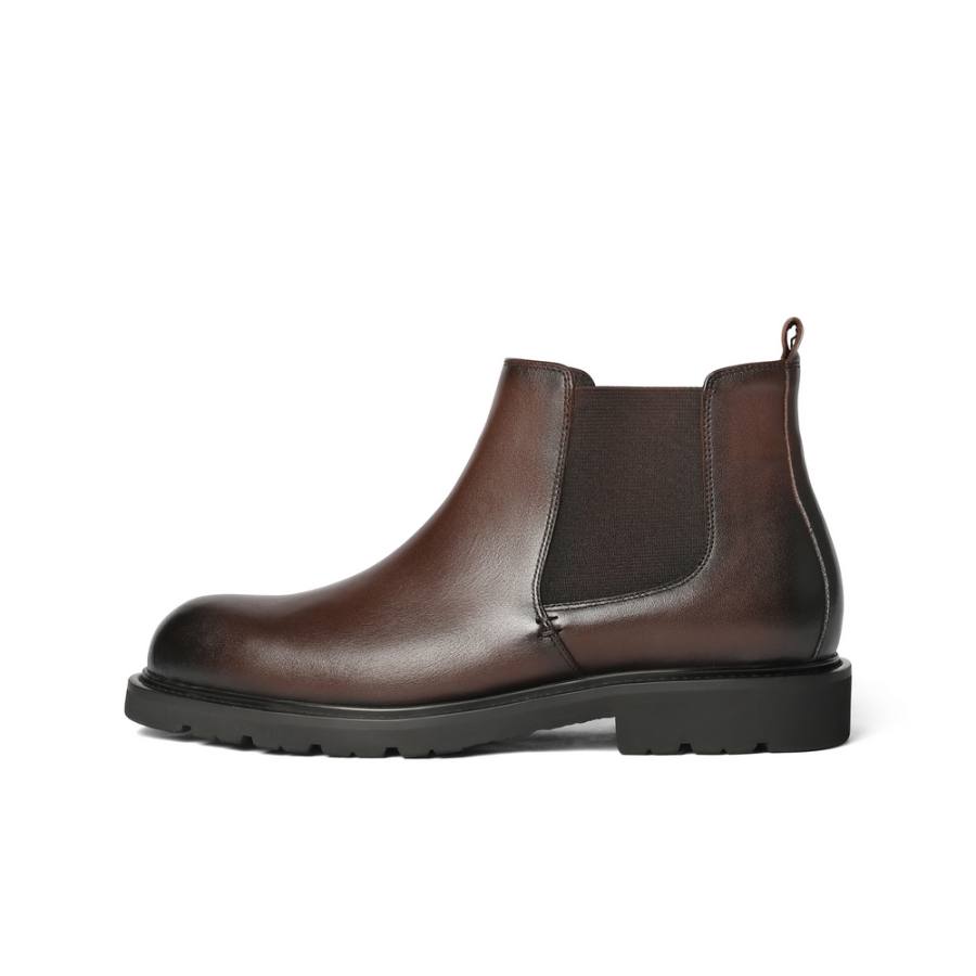 BELLE Cow Leather Chelsea Boots Men's