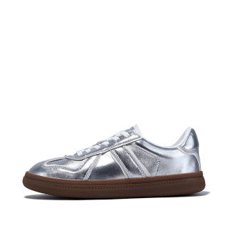 BELLALILY Low top Skateboard Shoes Women's Silver