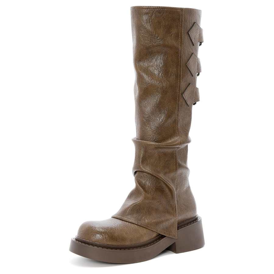 DAPHNE DAPHNE Knee high Boots 5CM Women's
