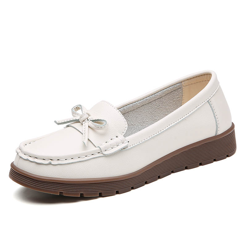 Reivantix Reivanti Microfiber Leather Casual Shoes Women's Beige