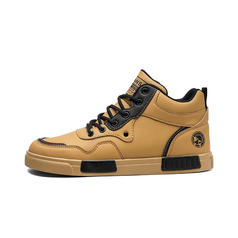 PLAY COBBLER Slip Resistant Abrasion Resistant Slip Resistant Abrasion Resistant High top Skateboard Shoes Men's
