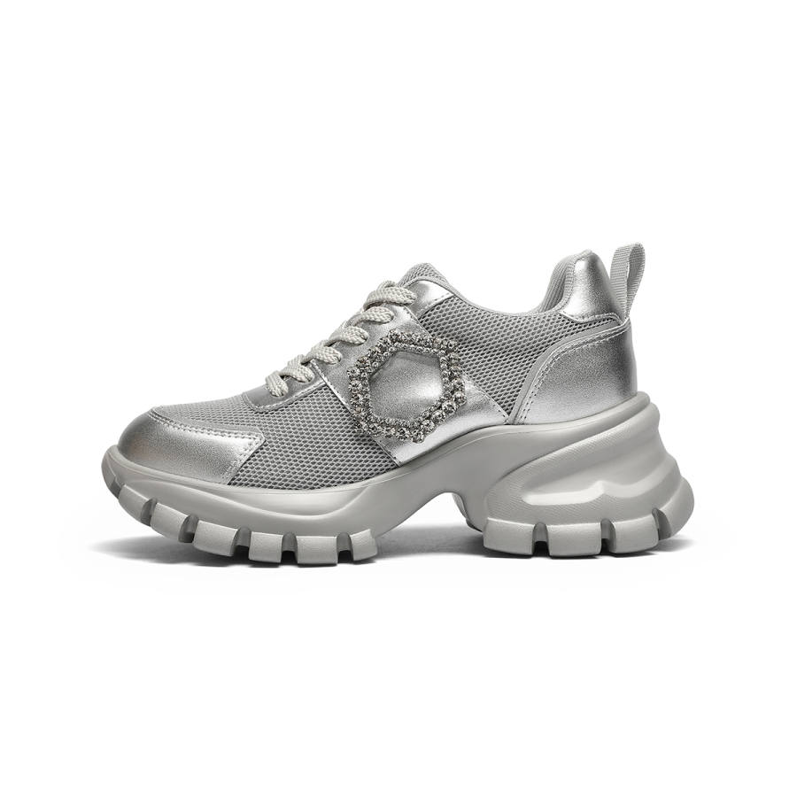 GOLDLION Breathable Low top Chunky Sneakers Women's