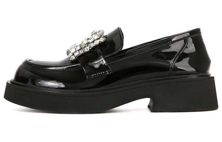CHRISTINE SHEII Su Yinyin Loafers 4cm Women's Black