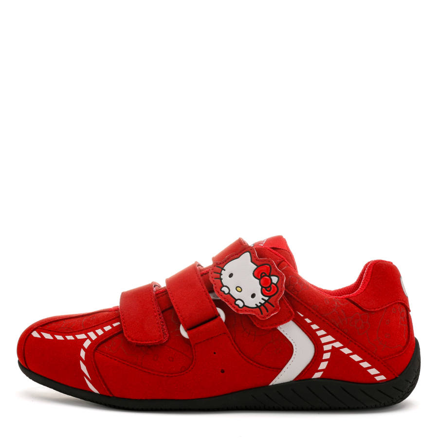 Sanrio x Hello Kitty Microfiber Leather Height Increasing Low top Skateboard Shoes Women's
