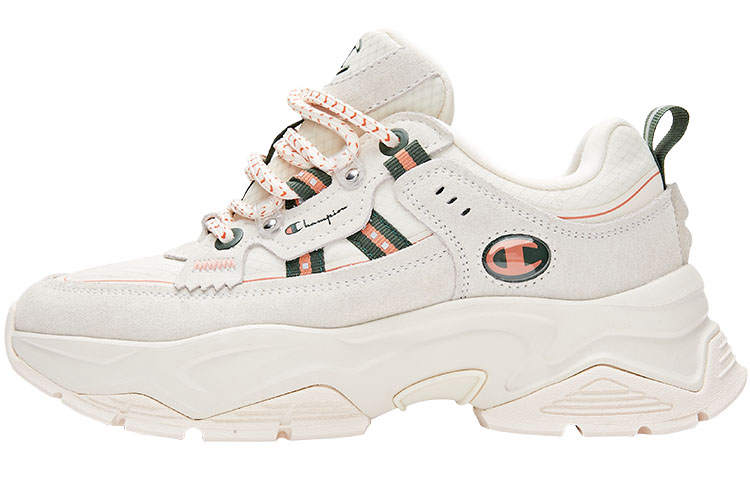 Champion Chunky Sneakers Women's Low Top Beige Green