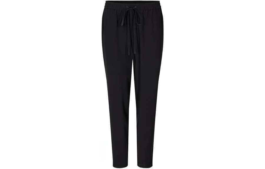 RED VALENTINO Casual Pants Women's Black Moderate Tapered Pants