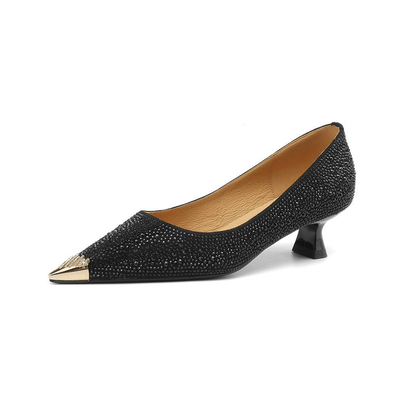 Echo&yolo Chunky Heel High Heels 4cm Women's