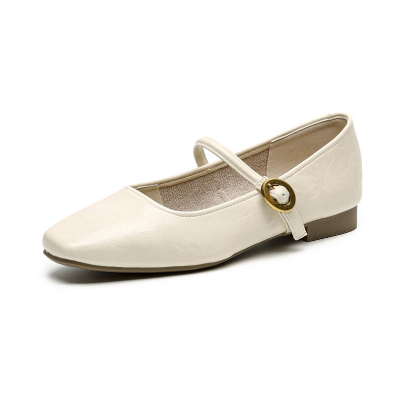 DAPHNE DAPHNE Mary Jane Shoes Women's Black/Ecru
