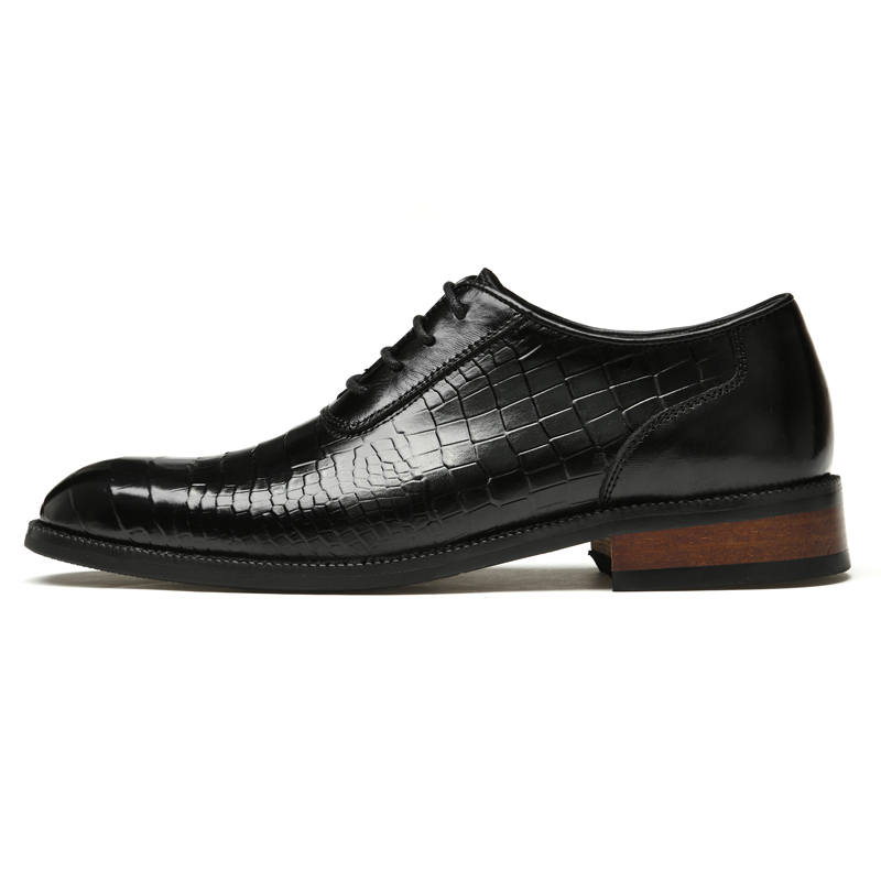 YIMINU Dress Shoes Men's Low Top Black