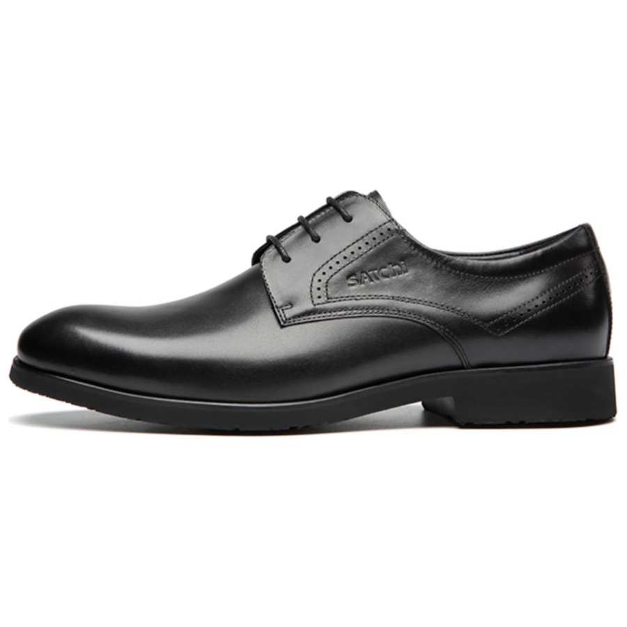 Satchi Comfortable Dress Shoes Height Increasing Men's Black