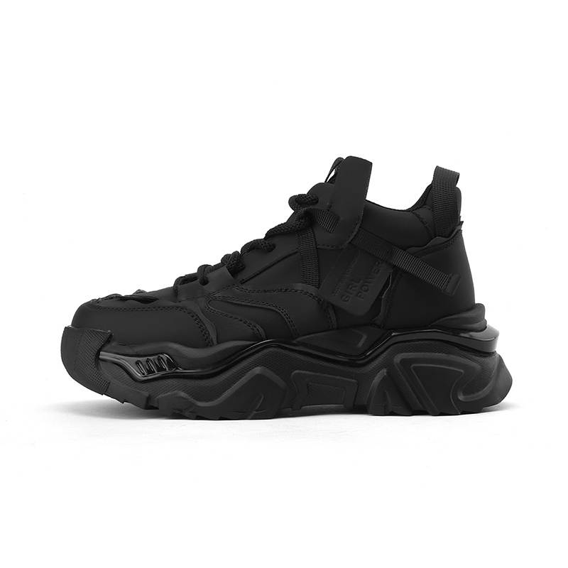 DAPHNE DAPHNE Artificial Leather Low top Chunky Sneakers Women's 7cm
