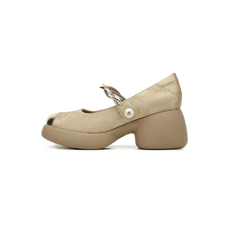 DAPHNE DAPHNE Chunky Heel Mary Jane Shoes Women's