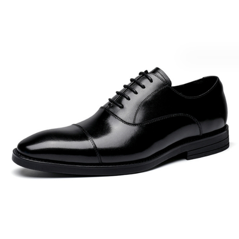 NIANZOUSUO Dress Shoes Men's Low Top Black/Brown