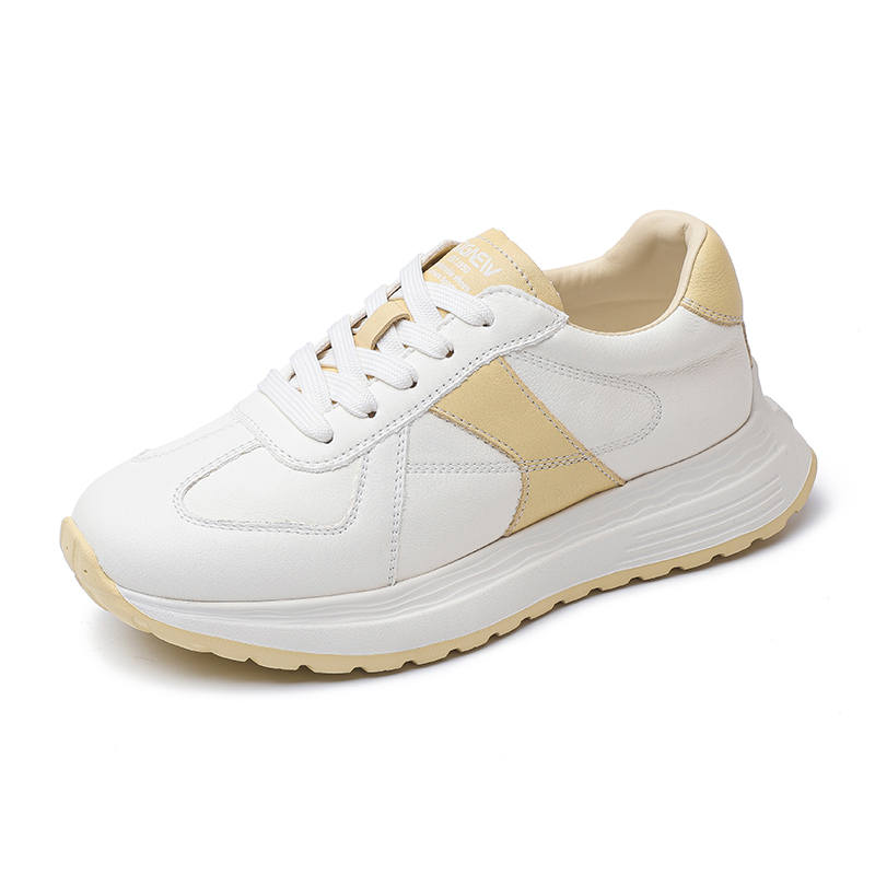 XINNUO Cow Leather Low top Casual Shoes Women's