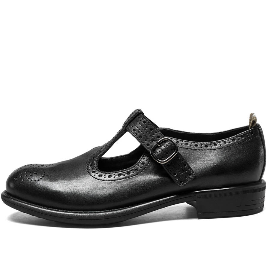 YEARCON Horse Leather Loafers Women's