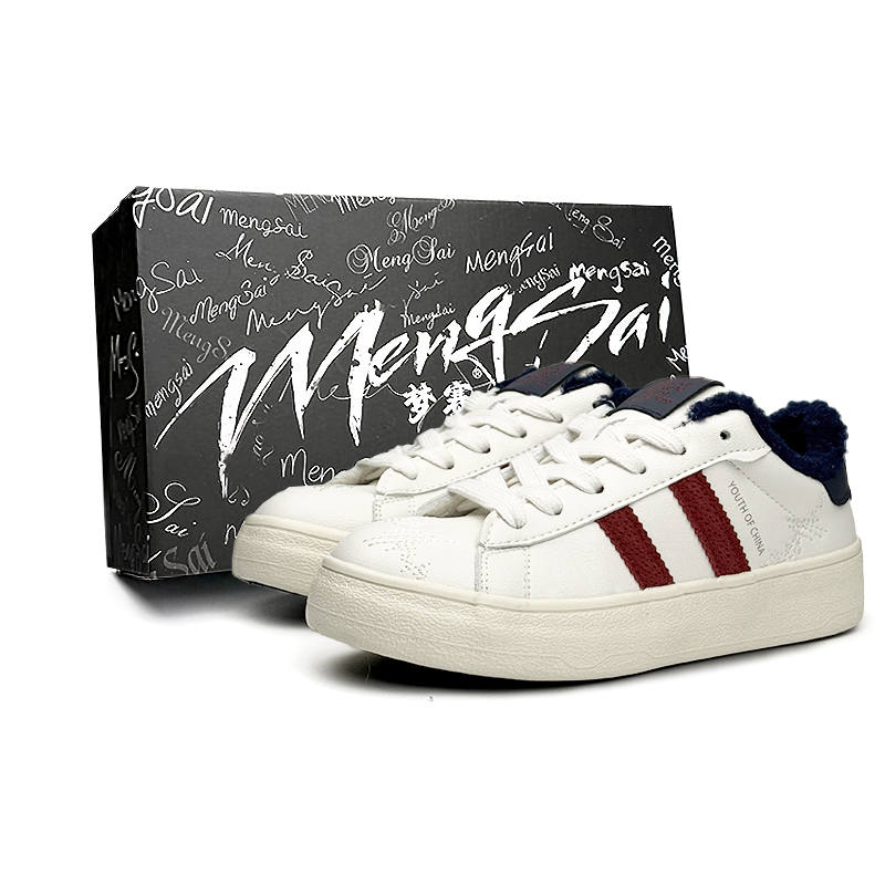 Mengsai Thickened And Fleece Lined Puffy Shoes, Classic And Versatile, Trendy Thermal Slip Resistant