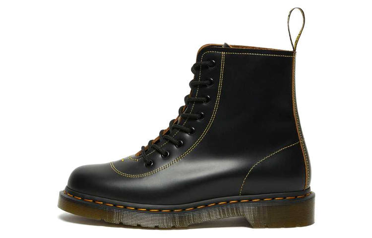 Dr.Martens Dr. Martens Pharamond Vintage Smooth Leather Ankle Boots 'Black'