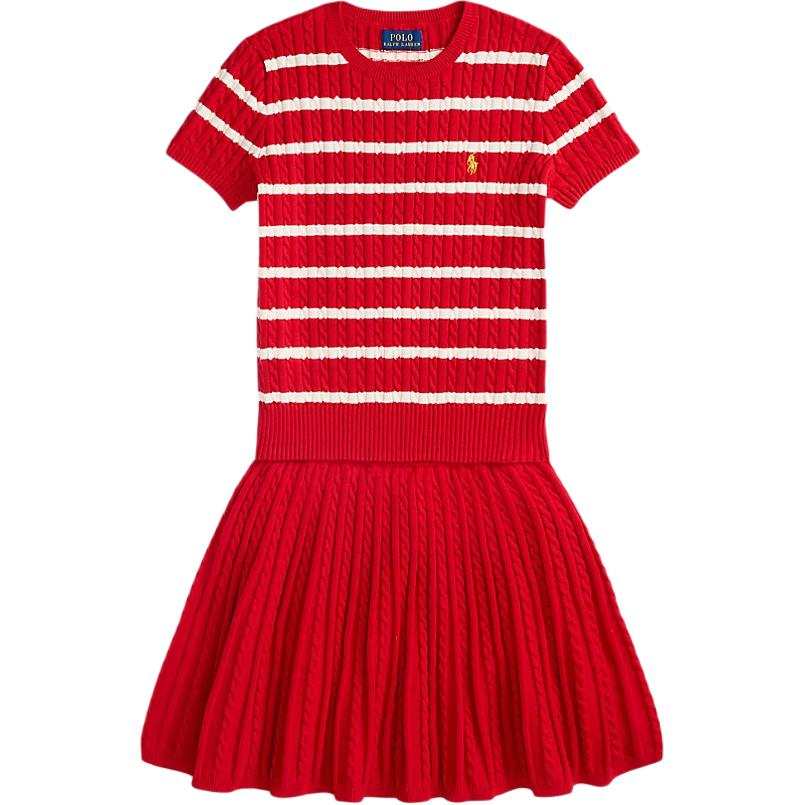 Polo Ralph Lauren Teenagers Polo Ralph Lauren Skirt Set 2026 New Year Collection SS26 Two Piece Set RL Red