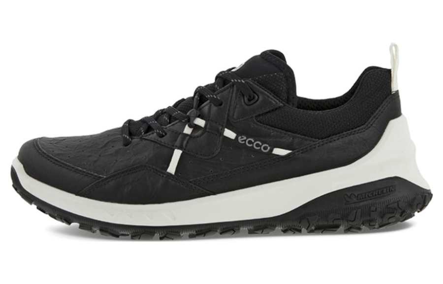 Ecco Oude Tocht Collection Cow Leather Low top Sports Casual Shoes Women's Black