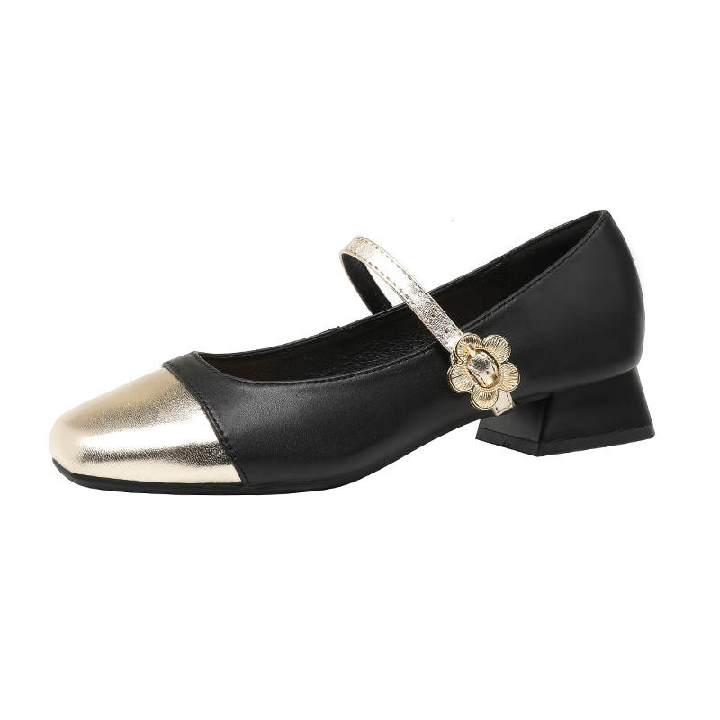 JIUXINGDAO Flat Mary Jane Shoes