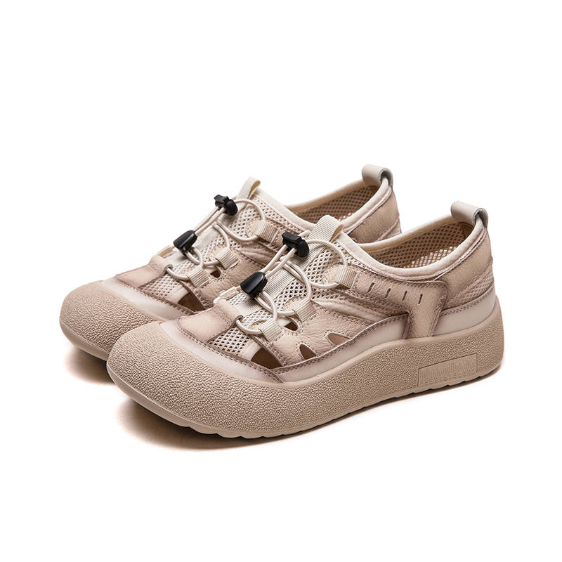 CHIBANG Top Grain Cow Leather Low top Casual Shoes Women's