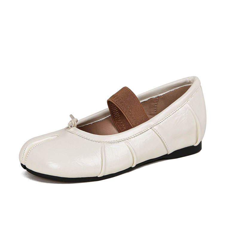 TATAYA Microfiber Leather Flat Mary Jane Shoes Women's