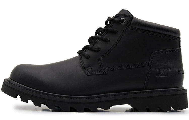 CAT Abrasion Resistant Slip Resistant Ankle Length Outdoor Boots Men's Black