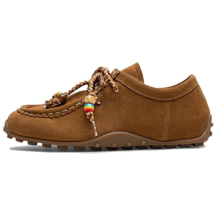 BASTO Cow Split Leather Breathable Low top Casual Shoes Women's