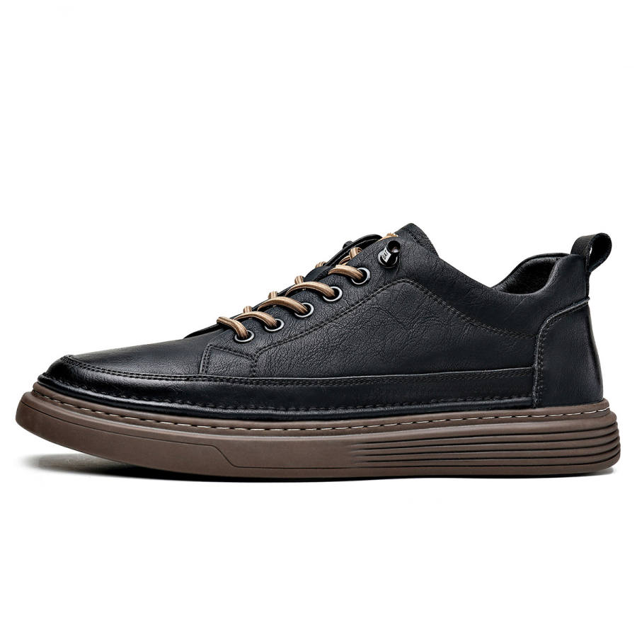 ST&SAT Skateboard Shoes Men's Casual Shoes Men's Dark Brown