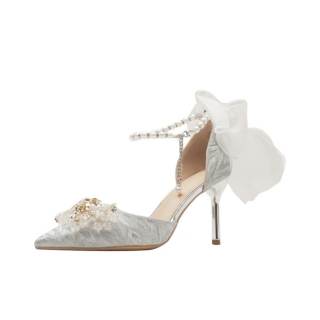 HKCP Pu Slim Heel High Heels 8cm Women's