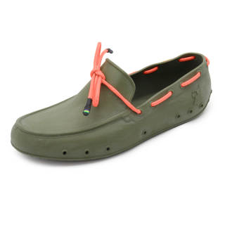 Cacatoès Beach Sandals Men's Green Orange