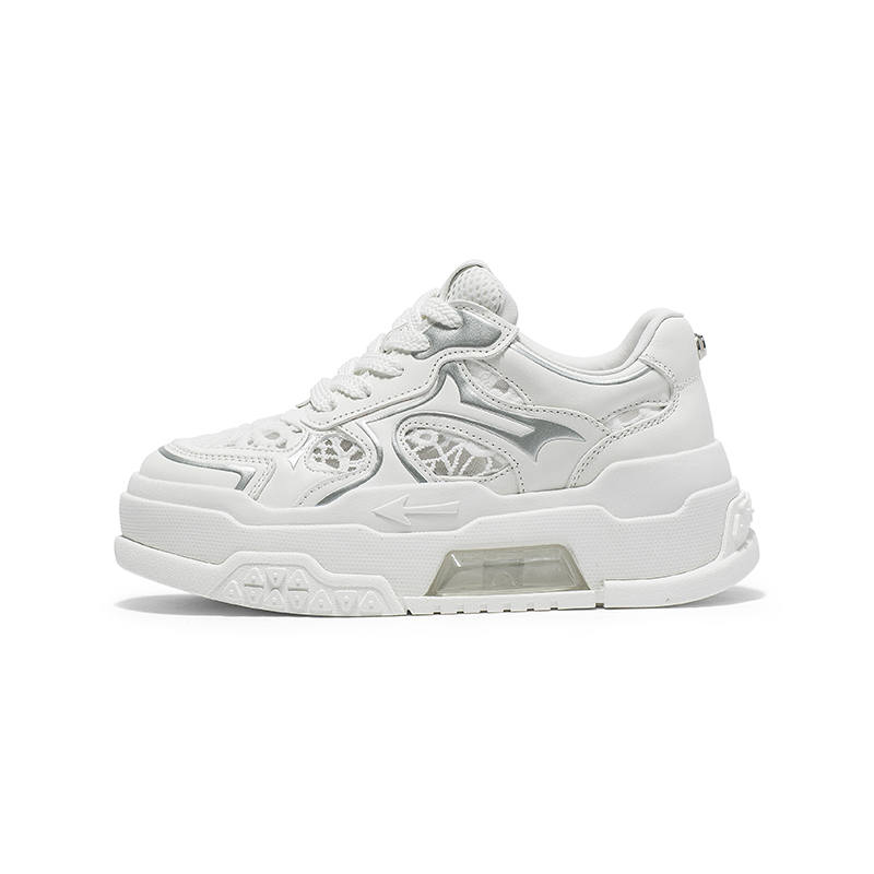 Coup De Foudre Artificial Leather Cushioning Breathable Cushioning Breathable Low top Skateboard Shoes Women's