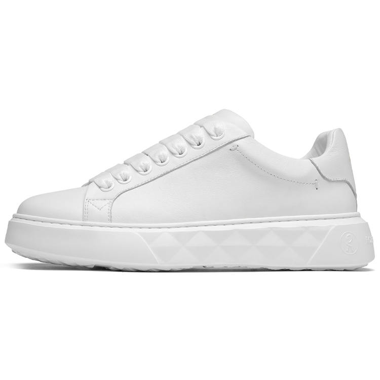 ROBERTA DI CAMERINO Cow Leather Low top Skateboard Shoes Men's White