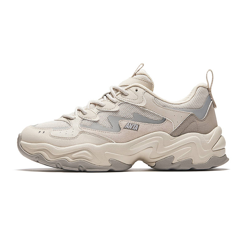 Anta Life Collection Wear resistant And Lightweight Low top Casual Shoes Men's Pine Smoke Gray